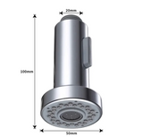 FlowJet Premium Küchenbrause-Aufsatz mit 2 Strahlarten – Wassersparender Sprühkopf für Küchenarmaturen | Multifunktionaler Wasserhahn-Aufsatz für Spülen, Reinigen & Lebensmittelwäsche
