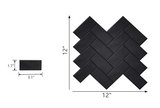 ChevronStone Pro Selbstklebende 3D-Fischgrät-Wandfliesen aus Premium-Vinyl – Wasser- &amp; Hitzebeständige Design-Rückwand für Küche, Bad & Wohnräume | Moderne Peel & Stick Wandverkleidung