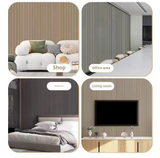WallStyle 3D Wandpaneel Selbstklebend aus PVC – Moderne Lamellenoptik | Wasserfest & Zuschneidbar | Einfache Montage