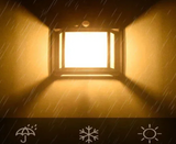 GartenGlanz Solar-Wandleuchte – Außenlampe mit Bewegungssensor | 3 Beleuchtungsarten & IP65 | LED-Gartenlicht mit Glühfadenoptik