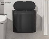CleanMotion 9L automatischer Sensor-Abfalleimer zur Wandmontage – berührungsloser Hygienemülleimer für Bad und Küche | wasserdicht, platzsparend & modern mit Infrarotsteuerung
