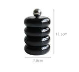 DecoraJar Keramik Vorratsglas mit Deckel – Stilvoller Aufbewahrungsbehälter 250 ml | Multifunktional | Elegantes Wohnaccessoire