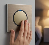 SmartConnect Wandsteckdose Aluminium Braun – Schuko Steckdose mit USB & LAN | Unterputz Anschlussdose | Modernes Design