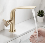 LumiVento Design Waschtischarmatur – Elegante Einhebelarmatur mit drehbarem Auslauf