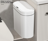 CleanMotion 9L automatischer Sensor-Abfalleimer zur Wandmontage – berührungsloser Hygienemülleimer für Bad und Küche | wasserdicht, platzsparend & modern mit Infrarotsteuerung