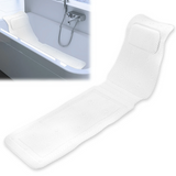 AquaRuhe Premium Badewannenkissen Set – Rutschfestes Badewannenkissen | Vollständige Körperentspannung | Atmungsaktive 4D Belüftung