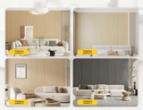 WallStyle 3D Wandpaneel Selbstklebend aus PVC – Moderne Lamellenoptik | Wasserfest & Zuschneidbar | Einfache Montage