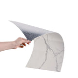 MarbleLux 3D-Wandsticker in Marmoroptik – Selbstklebende Fliesenfolie
