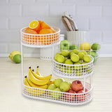 FrischForm Drahtkorb aus Metall – Obst- & Gemüsekorb für Küche | Luftzirkulation | Modernes Design