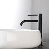 LuxTall Waschbeckenarmatur Gold – Edelstahl Wasserhahn Hoch | Gebürstetes Finish | Einhebel Mischbatterie