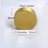 ORIENTA Möbelknopf aus Messing Gold – Chinesischer Vintage Schrankgriff | Elegantes Design | Langlebige Qualität