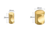 ORIENTA Möbelknopf aus Messing Gold – Chinesischer Vintage Schrankgriff | Elegantes Design | Langlebige Qualität