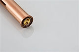 ROSEVANTA Wasserfall Waschbeckenarmatur Roségold – Einhebelmischer aus Messing | Breiter Auslauf | Luxuriöses Bad-Design