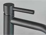 EleganceFlow Waschbeckenarmatur Einhebel – Badarmatur in Schwarz oder Gold | Warm- & Kaltwasser Mischer | Modernes Design