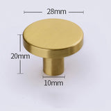 ORIENTA Möbelknopf aus Messing Gold – Chinesischer Vintage Schrankgriff | Elegantes Design | Langlebige Qualität