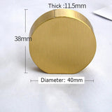 ORIENTA Möbelknopf aus Messing Gold – Chinesischer Vintage Schrankgriff | Elegantes Design | Langlebige Qualität