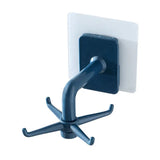 SpinRack Pro 360 Drehbarer Klebehaken-Organizer ohne Bohren – selbstklebender Hakenhalter für Küche & Bad | 360° drehbares Ordnungssystem | platzsparender Mehrzweck-Organizer