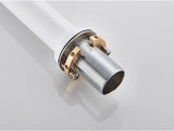 EleganceFlow Waschbeckenarmatur Einhebel – Badarmatur in Schwarz oder Gold | Warm- & Kaltwasser Mischer | Modernes Design