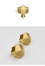 ORIENTA Möbelknopf aus Messing Gold – Chinesischer Vintage Schrankgriff | Elegantes Design | Langlebige Qualität