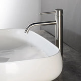 Rosella Glanz Hochwaschtischarmatur – Einhebelmischer in Roségold-Optik | Für Aufsatzbecken | Edles Design & langlebige Technik