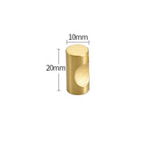 ORIENTA Möbelknopf aus Messing Gold – Chinesischer Vintage Schrankgriff | Elegantes Design | Langlebige Qualität