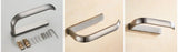 VINTARA Messing Toilettenpapierhalter – Wandhalter für WC-Rollen | Gebürstetes Design | Robust & Feuchtigkeitsbeständig