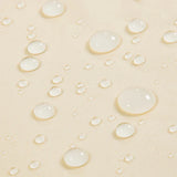 NaturClean Duschvorhang in Beige – Wasserdicht, Schadstofffrei & Schimmelhemmend mit Aufhängehaken