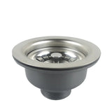 FlowGuard Komplett-Ablaufgarnitur Edelstahl – Pop-Up Spülbeckenabfluss 110/114 mm | Geruchsstopp | Mit Siphon & Sieb