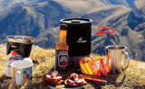 Fire-Maple FMS-X1 Trekkingkocher – Kompaktes Gas-Kochsystem mit Topf & Wärmetauscher | 30 % Höhere Wärmeeffizienz | Piezozünder für Outdoor & Bergtouren