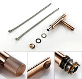 AureliaVanta Waschbeckenarmatur Roségold Einhebelmischer – Messing Mischbatterie | Luxuriöses Design | Langlebige Keramiktechnik
