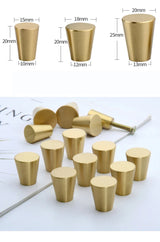ORIENTA Möbelknopf aus Messing Gold – Chinesischer Vintage Schrankgriff | Elegantes Design | Langlebige Qualität