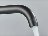 EleganceFlow Waschbeckenarmatur Einhebel – Badarmatur in Schwarz oder Gold | Warm- & Kaltwasser Mischer | Modernes Design
