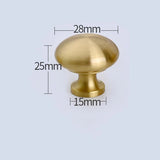 ORIENTA Möbelknopf aus Messing Gold – Chinesischer Vintage Schrankgriff | Elegantes Design | Langlebige Qualität