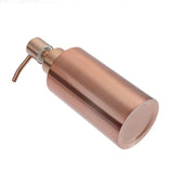 LUMAREVA Roségold Seifenspender – Edelstahl Pumpflasche | Nachfüllbar & Hygienisch | Elegantes Bad- & Küchenaccessoire