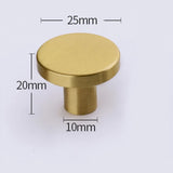 ORIENTA Möbelknopf aus Messing Gold – Chinesischer Vintage Schrankgriff | Elegantes Design | Langlebige Qualität