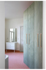 MARBLEA Nordic Möbelgriff – Marmor & Messing | Skandinavischer Designgriff für Schränke & Schubladen