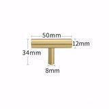 ORIENTA Möbelknopf aus Messing Gold – Chinesischer Vintage Schrankgriff | Elegantes Design | Langlebige Qualität