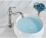 VINTESSA Waschbeckenarmatur Antikmessing – Einhebelmischer für Aufsatzbecken | Klassisches Design | Langlebige Messingqualität