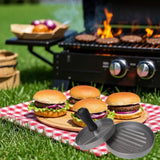 GrillForm Pro Burgerpresse Aluminium Hamburgerformer für Grill & Küche | gleichmäßige Patties für BBQ & Outdoor | langlebiger Antihaft-Burgerformer