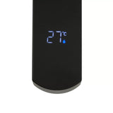 AquaTemp LED Waschtischarmatur Schwarz – Digitale Temperaturanzeige mit Einhebelmischer