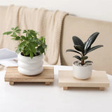 WoodNest Holz-Ablagepodest – Dekorativer Organizer im Landhausstil