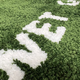 FreshLawn Comfort Mat – Trendige "Wet Grass"-Fußmatte in Grün mit Weichem Plüsch