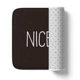 STATELLA Design Badematte Schwarz – Rutschfester Mikrofaser Badteppich 60×40 cm | Saugstark & Modern | Statement Look
