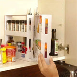 DrehFix 2-stufiges Gewürzkarussell – 360° drehbarer Organizer