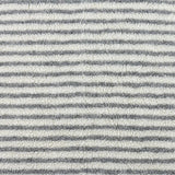 FLEECEORA Streifen Fleece Stoff 150 cm – Jacquard Lammfleece Meterware | Extra Weich & Atmungsaktiv | Für Nähen & DIY