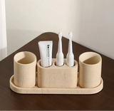 TerraStone Natural Badezimmer-Accessoire – Naturstein & Sandstein Design | Minimalistisch | Nachhaltig & Zeitlos