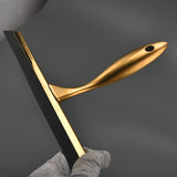 ClearSwipe Edelstahl Duschabzieher – Streifenfreier Fenster- & Fliesenwischer | Gold Design | Effiziente Reinigung