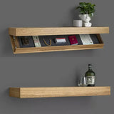 SecretShelf Versteckregal aus Holz – Schwebendes Wandregal mit Geheimfach | Unsichtbare Aufbewahrung | Modernes Design