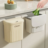MultiClean Wandmülleimer für Küche und Bad – hygienischer Hängemülleimer mit Deckel | 8,5L / 12L platzsparend für Schrank, Unterspüle & Bioabfall