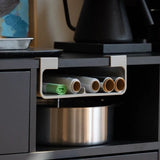 Küchen Folienhalter Wandmontage – No-Punch Organizer Regal | Frischhaltefolie Aufbewahrung | Küchen Zubehör
